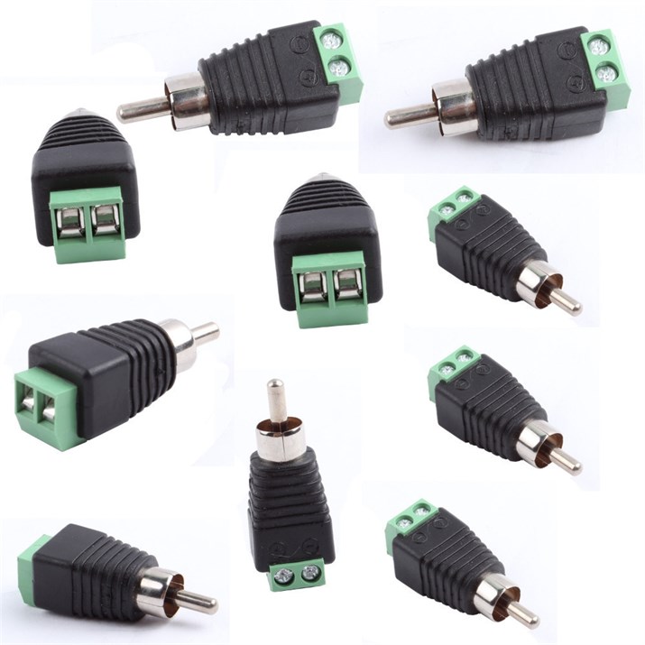 Разъем для подключения микрофона RCA-M (папа) - фото 13538