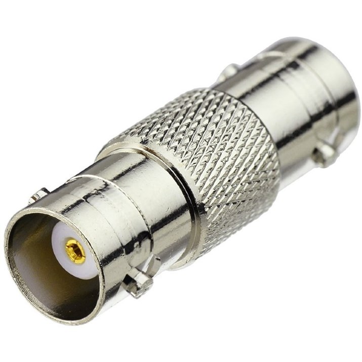 Переходник c BNC (мама) на BNC (мама) для удлинения готового кабеля при подключении AHD камеры - фото 13759