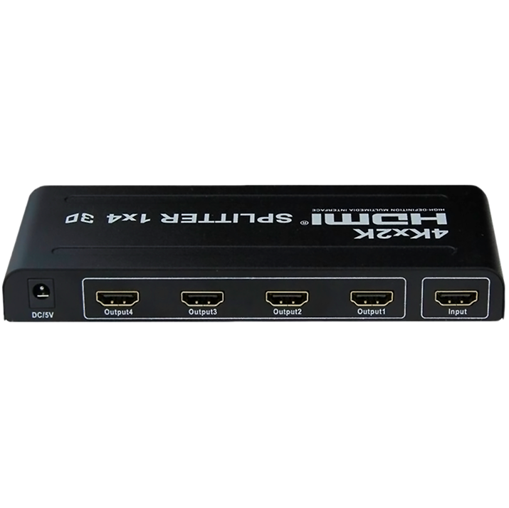 Сплиттер HDMI на 4 HDMI выхода, разрешение изображения 4K - фото 13780