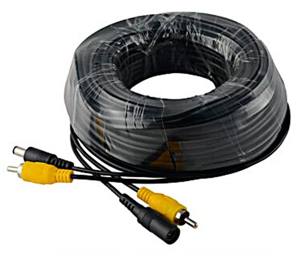 Кабель для подключения микрофона, 30 метров, звук + питание - фото 13788