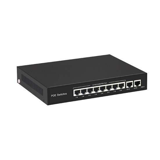 10-портовый РOЕ коммутатор (8 портов POE + 2 порта UpLink) - фото 13893