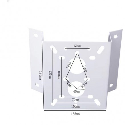 Металлический кронштейн для крепления камеры на угол здания CA18 - фото 14006