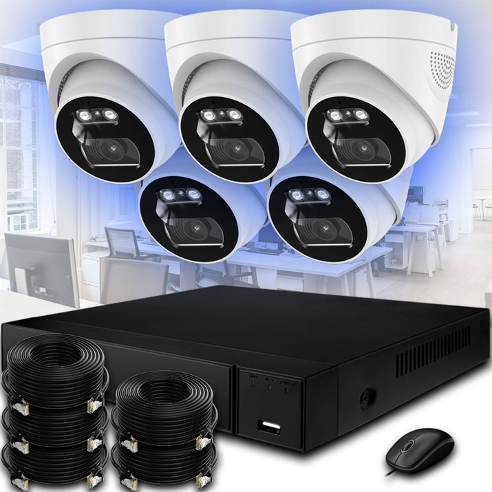 Комплект на 5 камер Офис 4 Мп - фото 14248