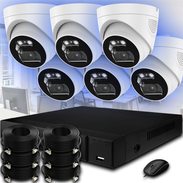 Комплект на 6 камер Офис 4 Мп - фото 14253