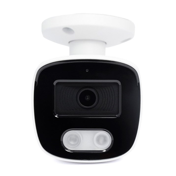 IP-камера 8 Мп, ИК+LED подсветка 40м,  микрофон, POE - фото 15088