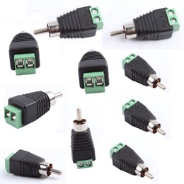 Разъем для подключения микрофона RCA-M (папа) - фото 13538