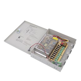 9-канальный блок питания 10 Ампер с независимыми выходами, индикацией и предохранителями на каждый канал