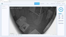 IP-камера для лифта 4 Мп, ИК-подсветка 10м, микрофон, POE - фото 13931