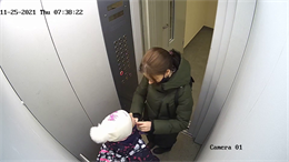 IP-камера для лифта 4 Мп, ИК-подсветка 10м, микрофон, POE - фото 13932