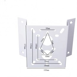 Металлический кронштейн для крепления камеры на угол здания CA18 - фото 14006