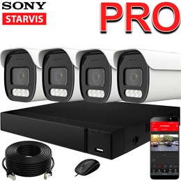 Комплект на 4 камеры Premium Vario 8 Мп Sony