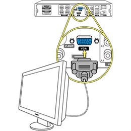 Монитор LED 22" для видеонаблюдения с встроенным динамиком, матрица TN 1920*1080 (90°/60°) - фото 14139