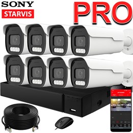 Комплект на 8 камер Premium Vario 8 Мп Sony