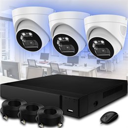 Комплект на 3 камеры Офис 4 Мп