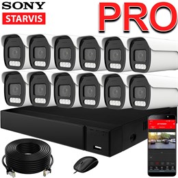 Комплект на 12 камер Premium Vario 8 Мп Sony
