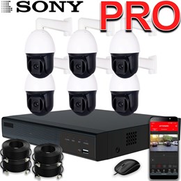 Комплект на 6 камер Bastion PTZ 18× Sony