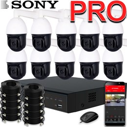 Комплект на 10 камер Bastion PTZ 18× Sony
