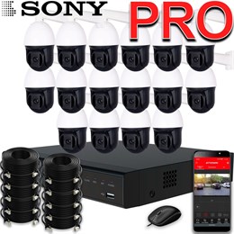 Комплект на 16 камер Bastion PTZ 18× Sony