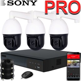 Комплект на 3 камеры Bastion PTZ 36× Sony
