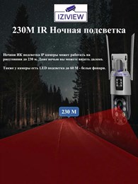 4G поворотная IP-камера 2Мп+2Мп, 20X-зум, ночь 250м, звук, MicroSD - фото 14586