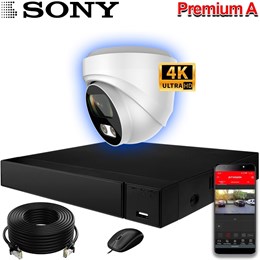 Система видеонаблюдения Premium Pro 8 Мп (купол)