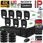 Комплект на 7 камер Premium Pro 8 Мп Sony - фото 13830