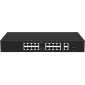 18-портовый РOЕ коммутатор (16 портов POE + 2 порта UpLink + 1 порт SFP) - фото 13902
