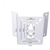 Металлический кронштейн для крепления камеры на угол здания CA18 - фото 14006