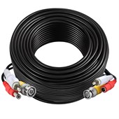 Готовый кабель с разъемами для подключения AHD камеры и микрофона, 30 метров - фото 14102