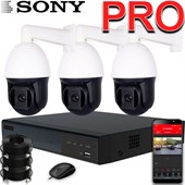 Комплект на 3 камеры Bastion PTZ 36× Sony - фото 14373